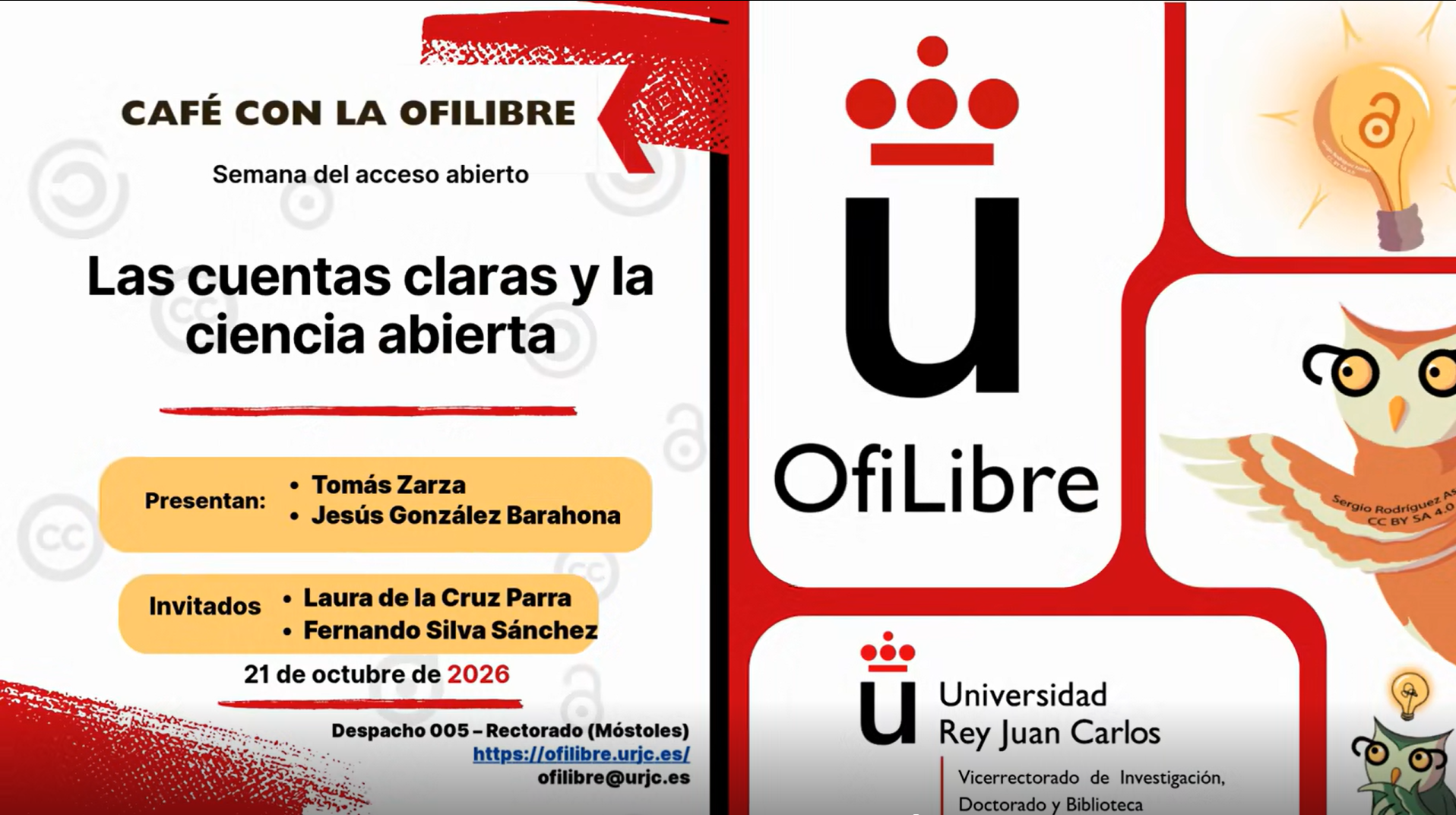 Semana del acceso abierto 2026 | Café con la OfiLibre